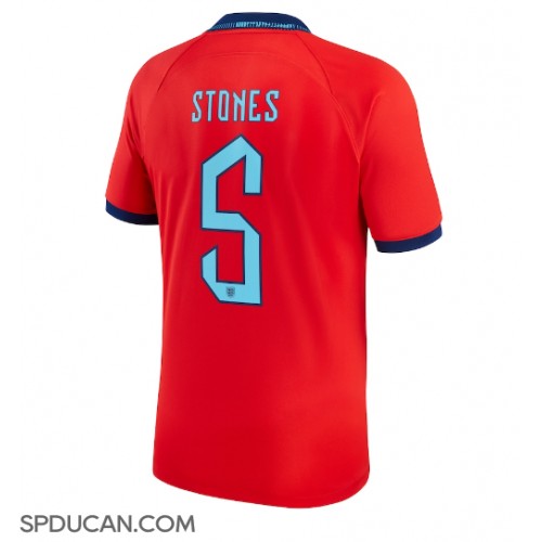 Muški Nogometni Dres Engleska John Stones #5 Gostujuci SP 2022 Kratak Rukav